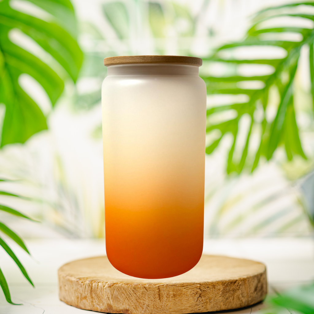 Trinkglas Frost Orange