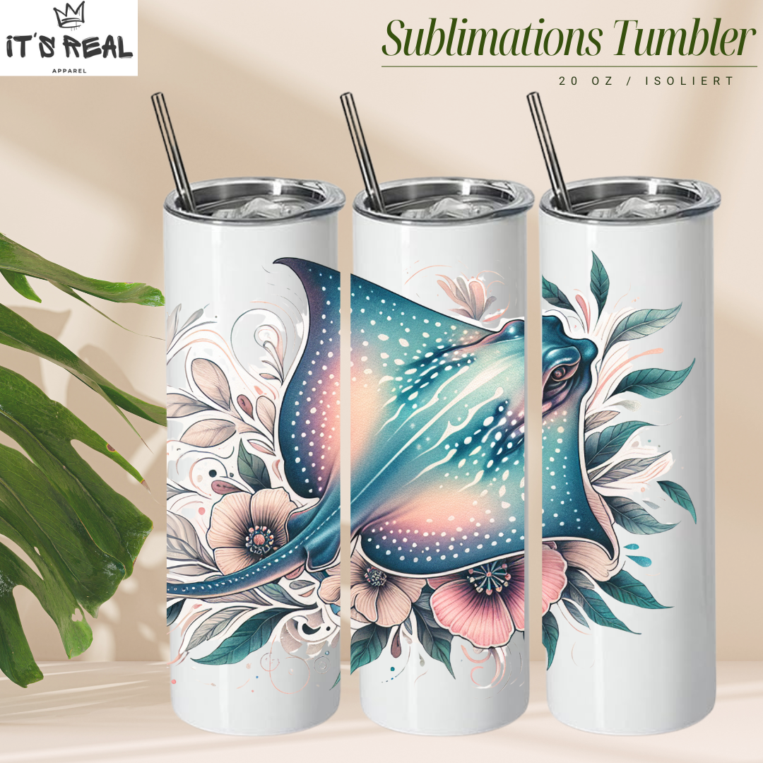 Skinny Tumbler 600ml Rays 02