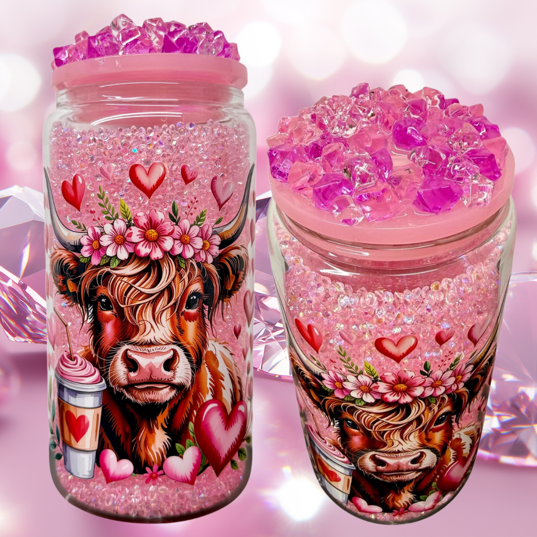 Special Diamond Cup - Rosa Milchshake Cow