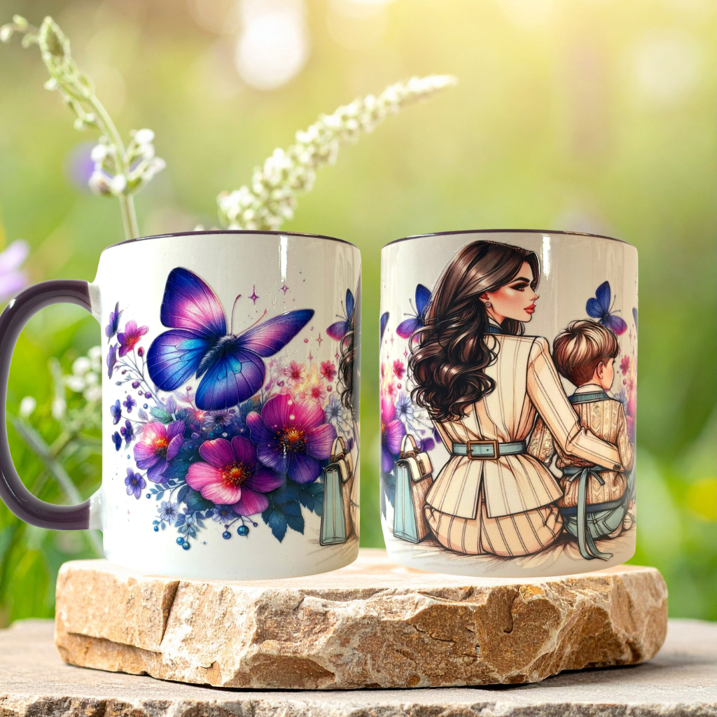 Tasse Lila - Mama & Sohn