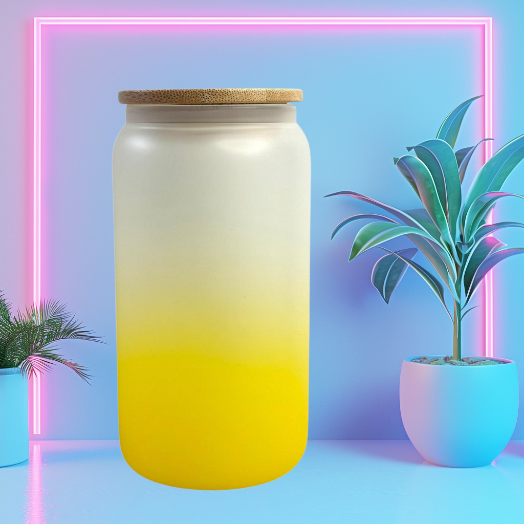 Trinkglas Frost Neon Gelb