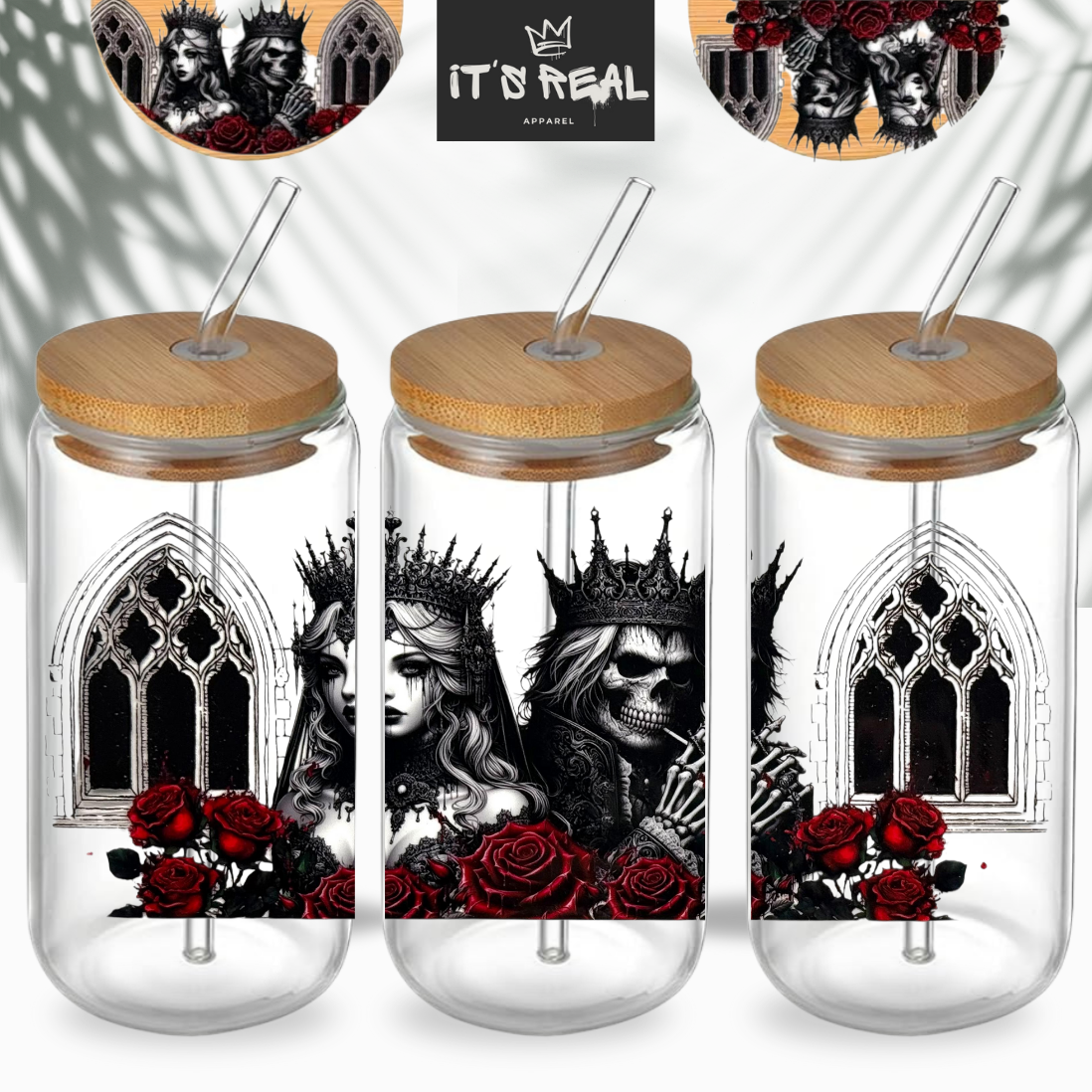 Trinkglas + Deckel Design