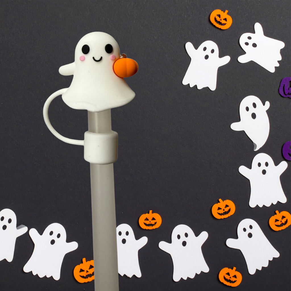Strohhalm Topper - Cute Ghost