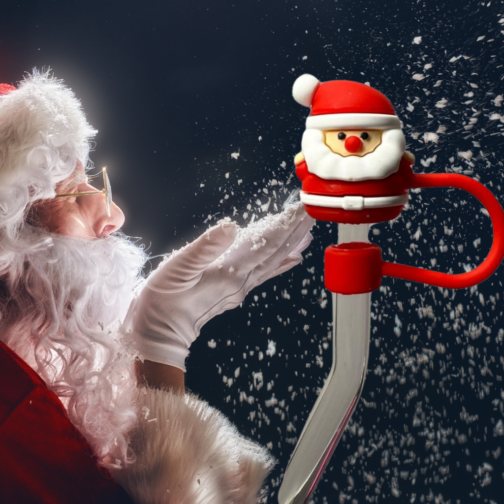 Strohhalm Topper - Santa Claus