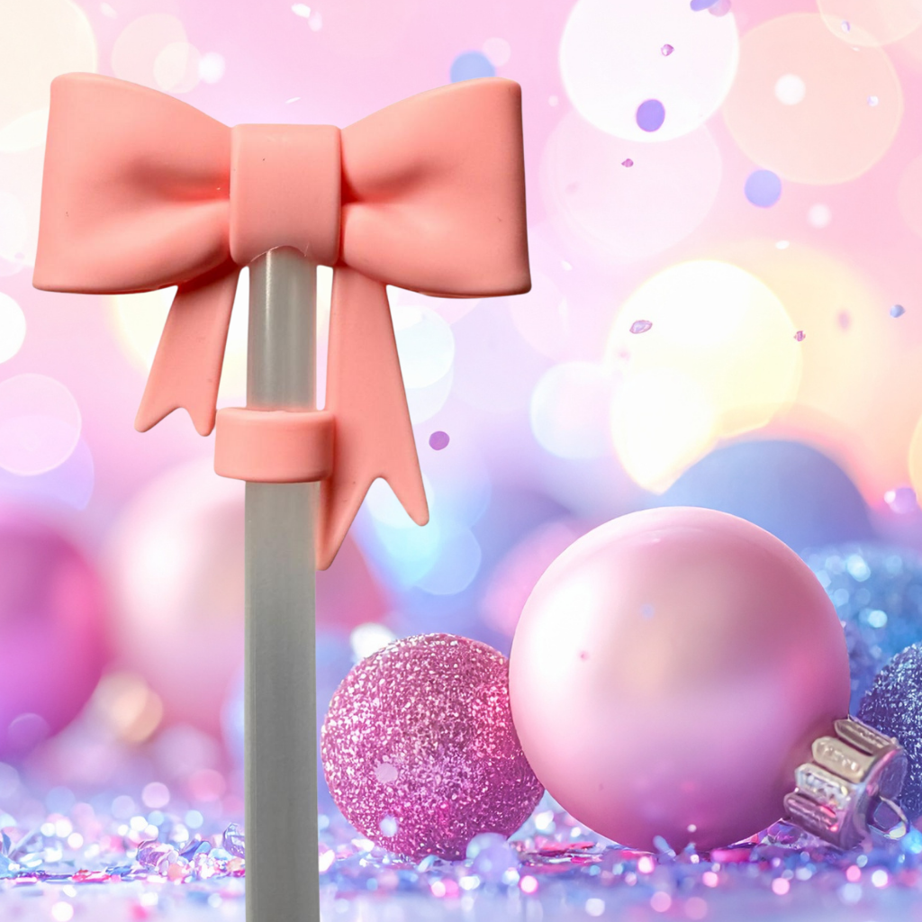 Strohhalm Topper - XXL BOW ROSA