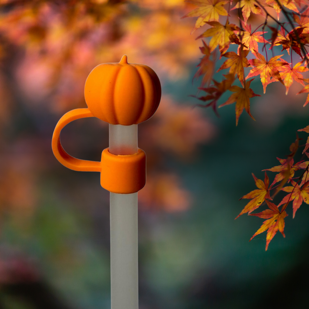 Strohhalm Topper - Pumpkin