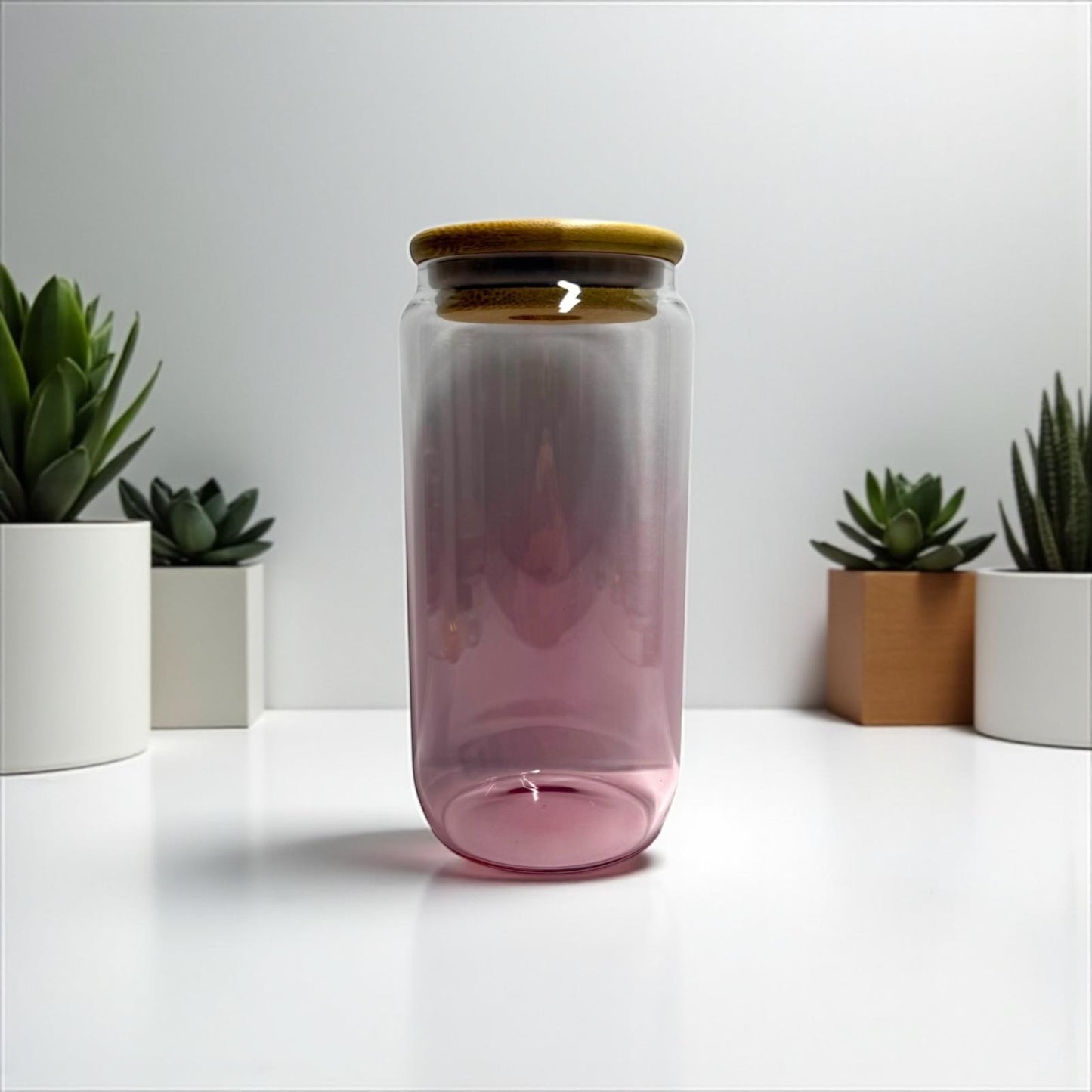 Trinkglas 500ml Ombre Rosa