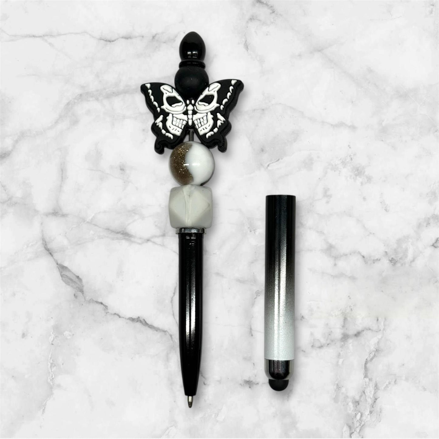 Black Skull 2in1 Pen