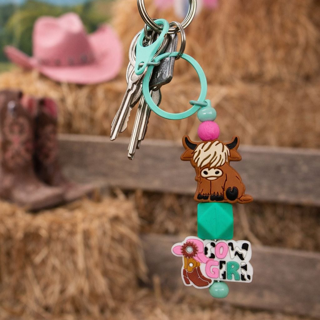 Cow Girl - Schlüsselanhänger