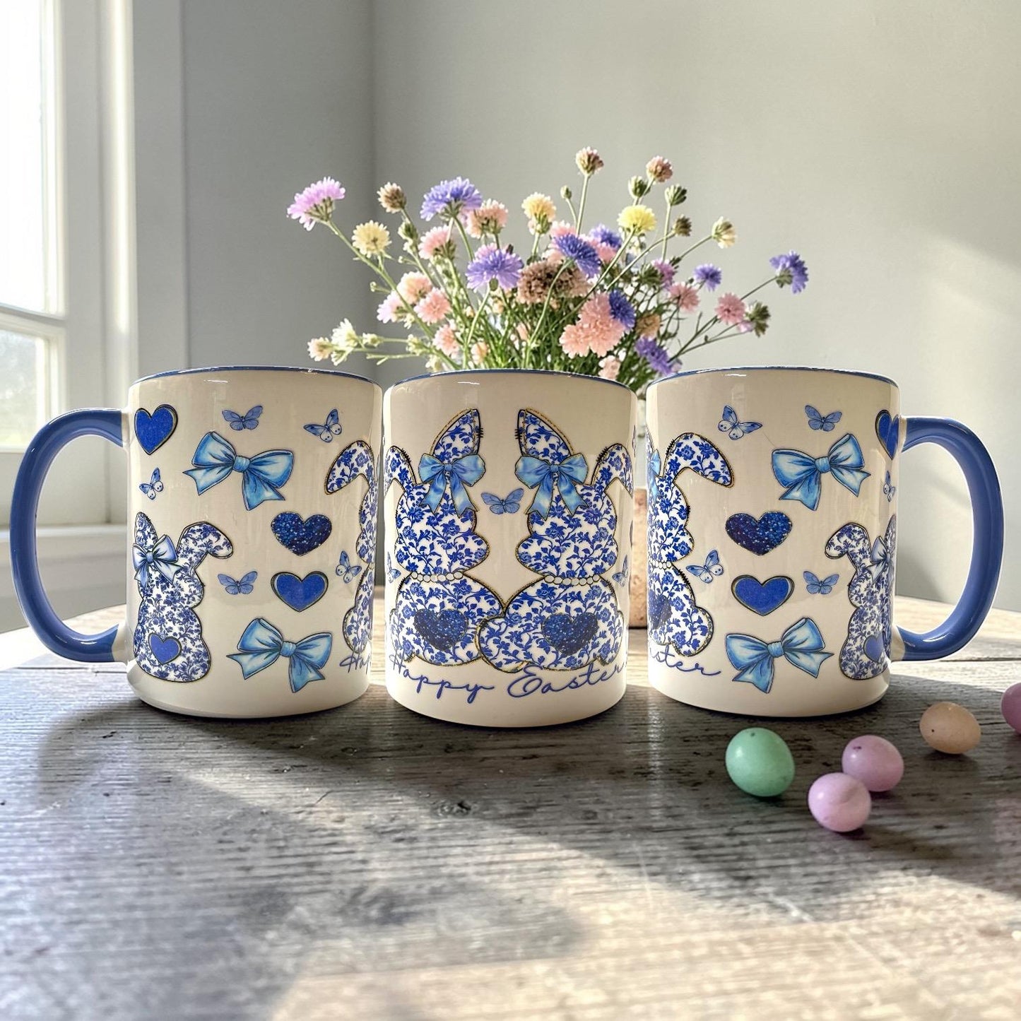Blaue Ostertasse