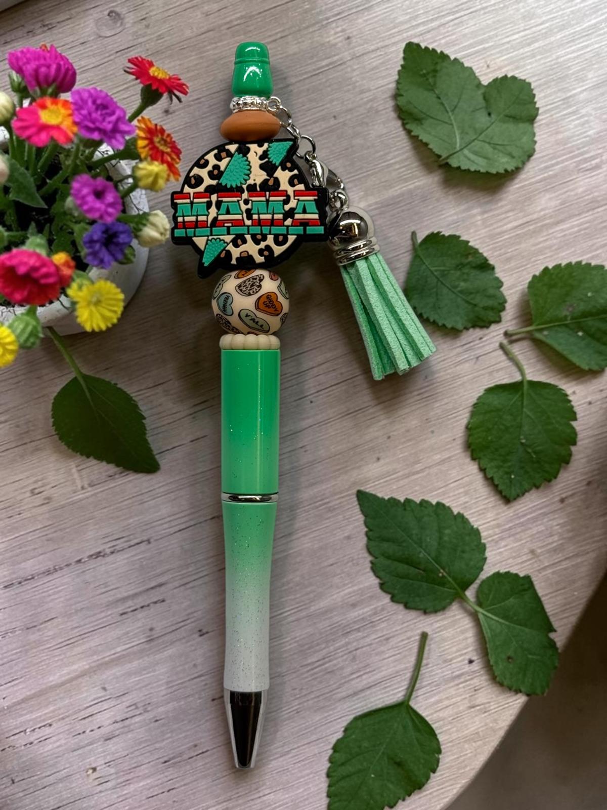 Kugelschreiber Mint Glitzer - Mama