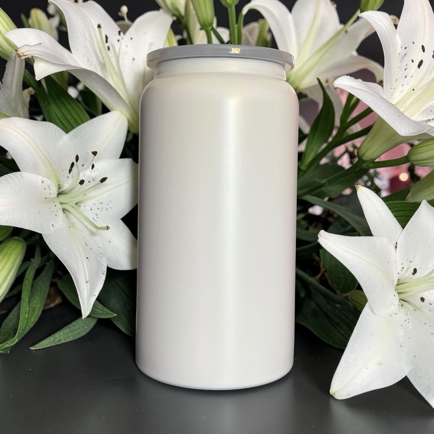 Premium Edelstahl Becher - Arctic Pearl