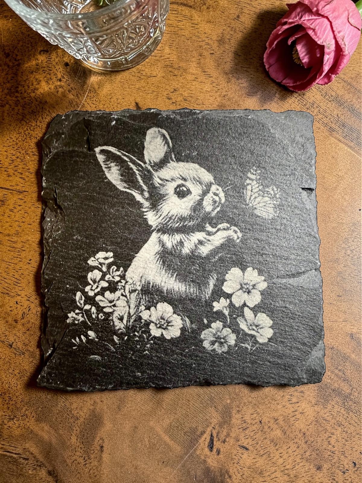 Schieferplatten Untersetzer