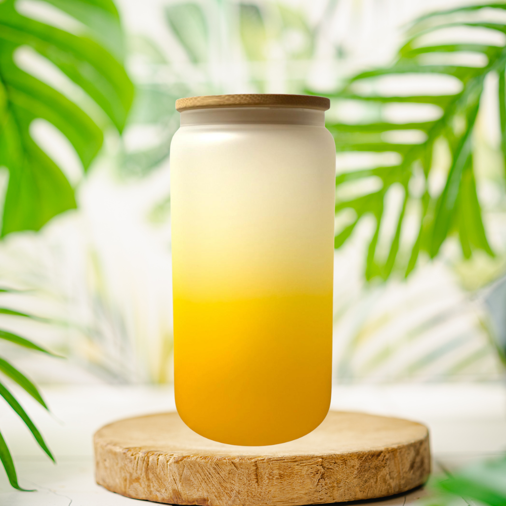 Trinkglas Frost Gelb