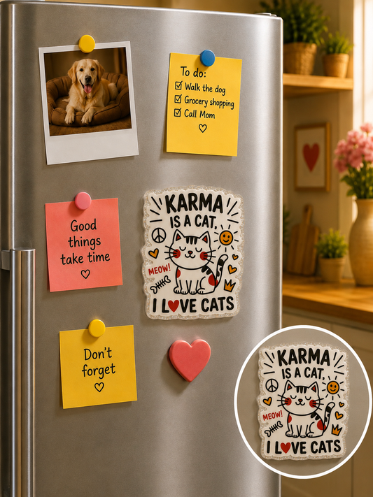 Magnet - Karma is a Cat
