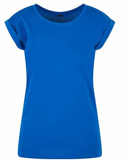 Ladies` Extended Shoulder Tee Kräftige Farben