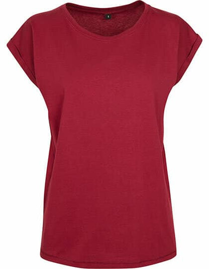 Ladies` Extended Shoulder Tee Kräftige Farben