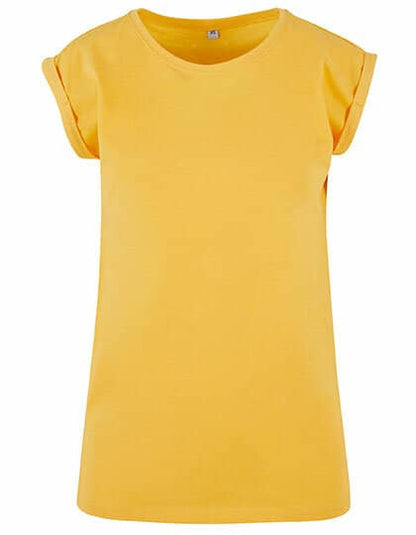 Ladies` Extended Shoulder Tee Kräftige Farben