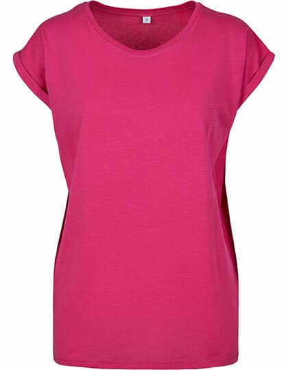Ladies` Extended Shoulder Tee Kräftige Farben