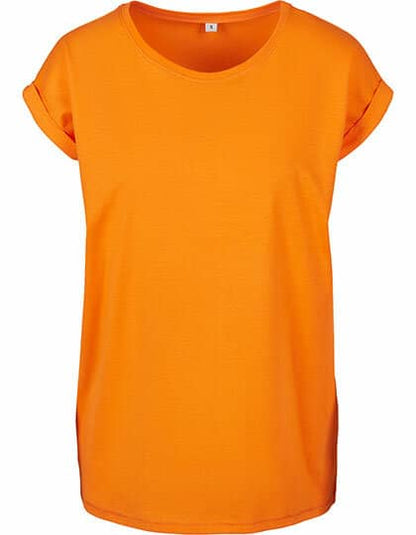 Ladies` Extended Shoulder Tee Kräftige Farben