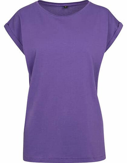 Ladies` Extended Shoulder Tee Kräftige Farben