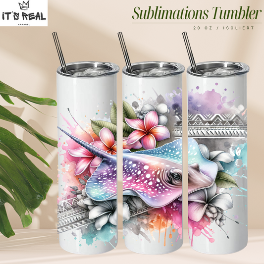 Skinny Tumbler 600ml  Rays