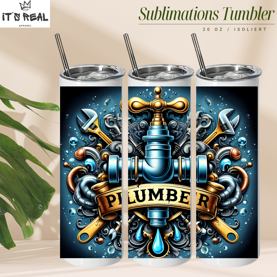 Skinny Tumbler 590ml Plumber