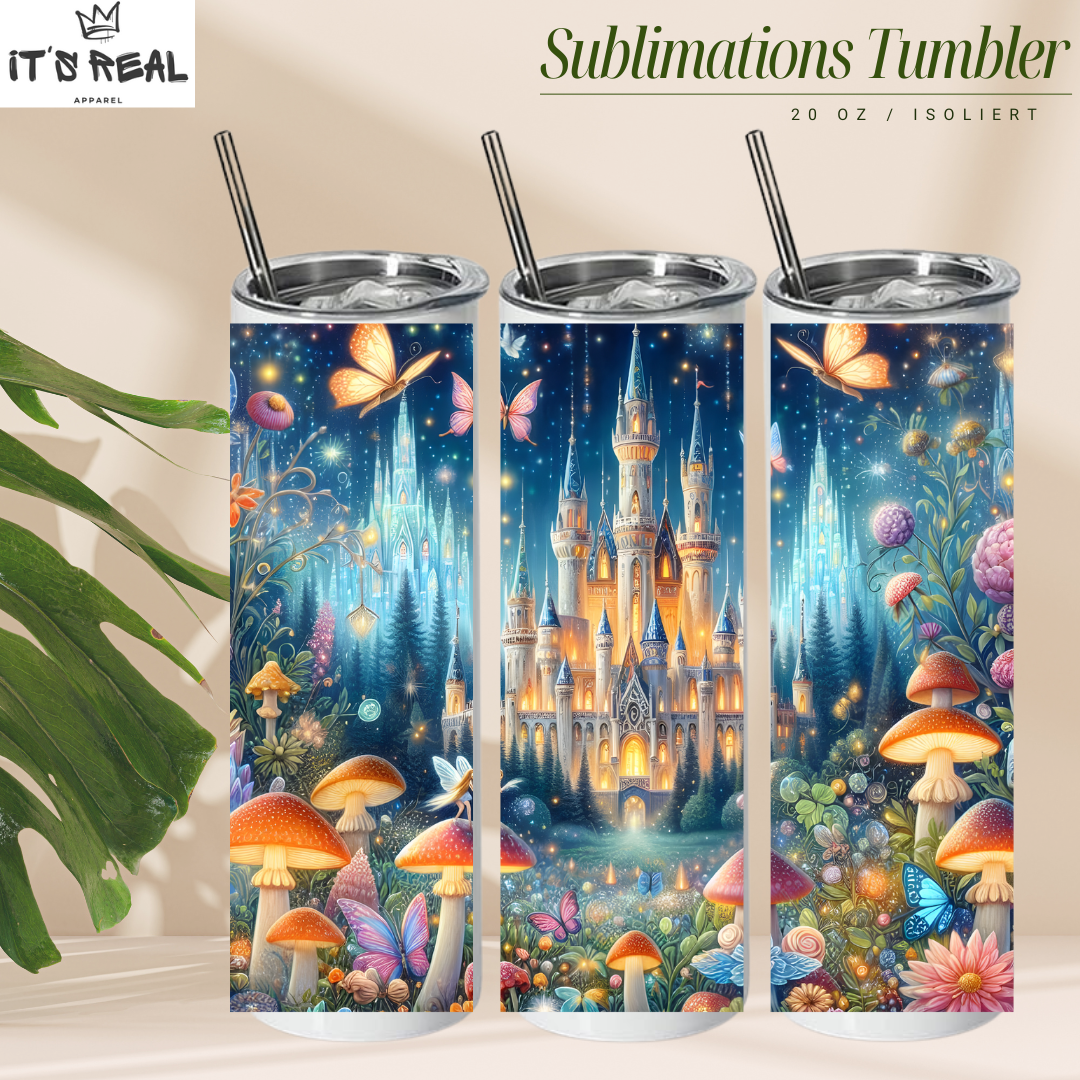 Skinny Tumbler 600ml - Dreamlight Kingdom