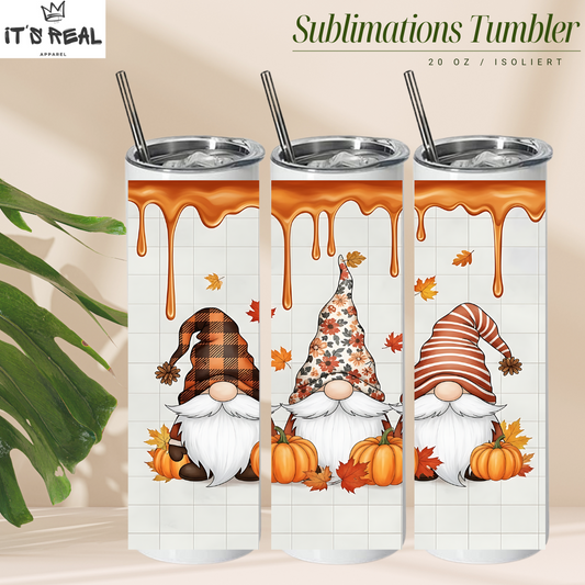 Skinny Tumbler 600ml Autumn Cutie