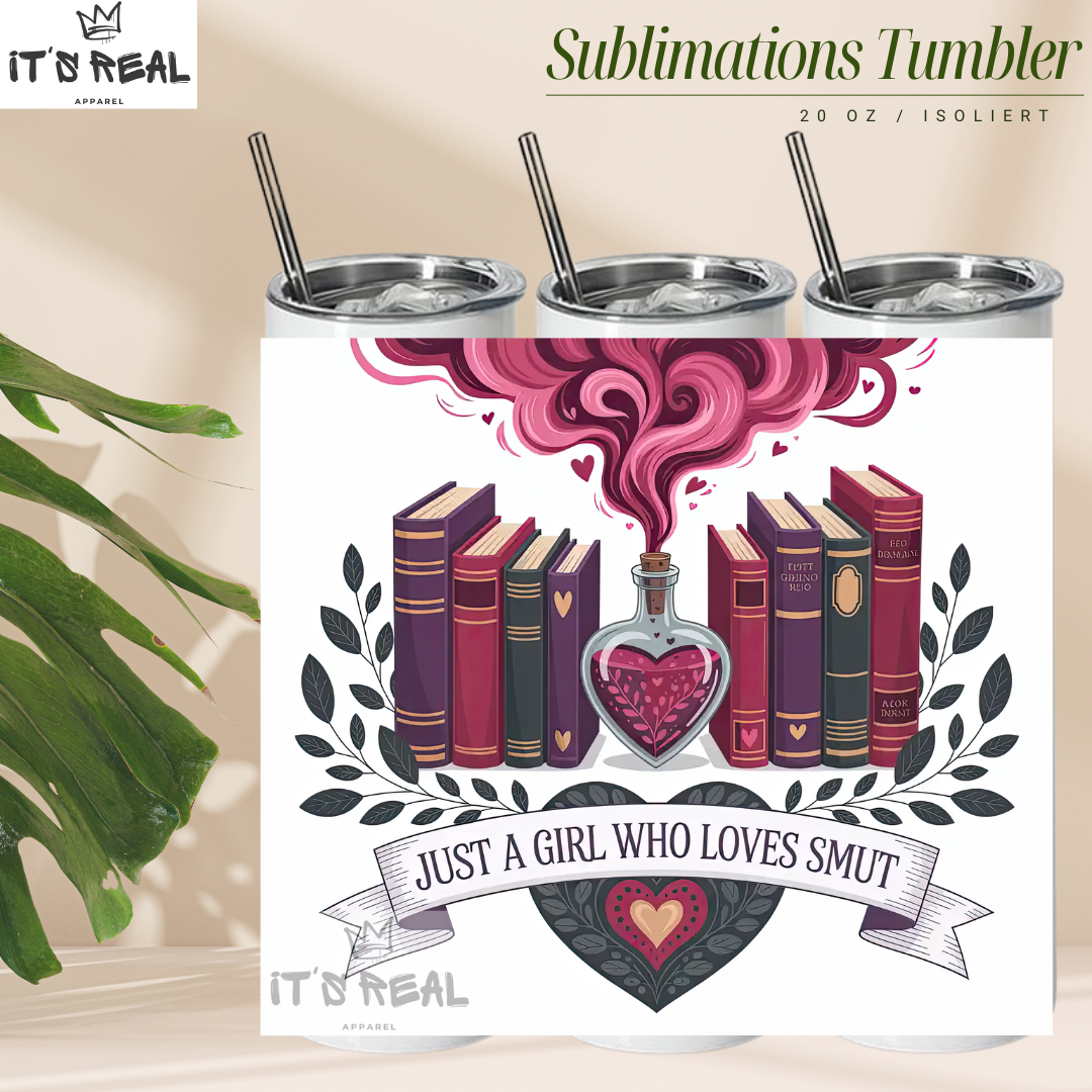 Skinny Tumbler 600ml - Love Smut