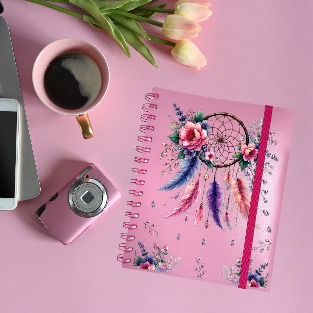 Notebook - Dreamcatcher Rosa
