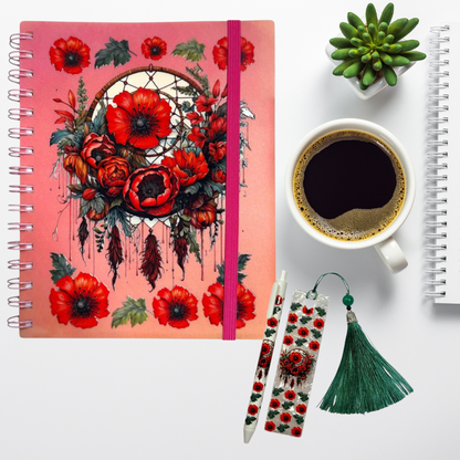 Notebook set - Poppy Flower