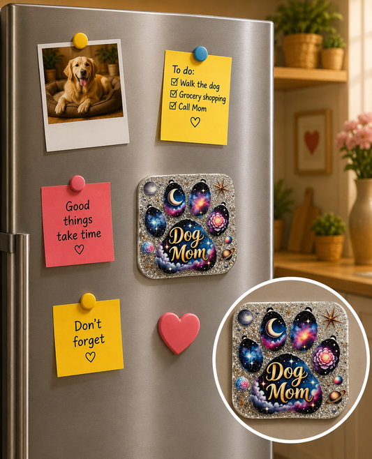 Magnet - Galaxy Dog Mum