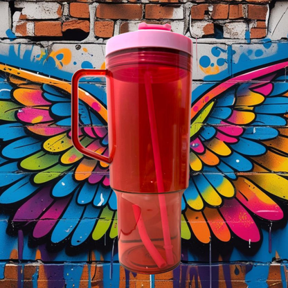 Plastik Tumbler Pink