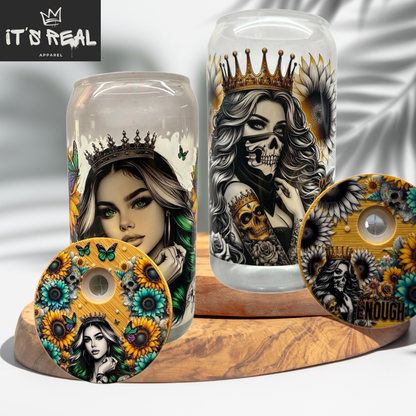 Trinkglas + Deckel Design