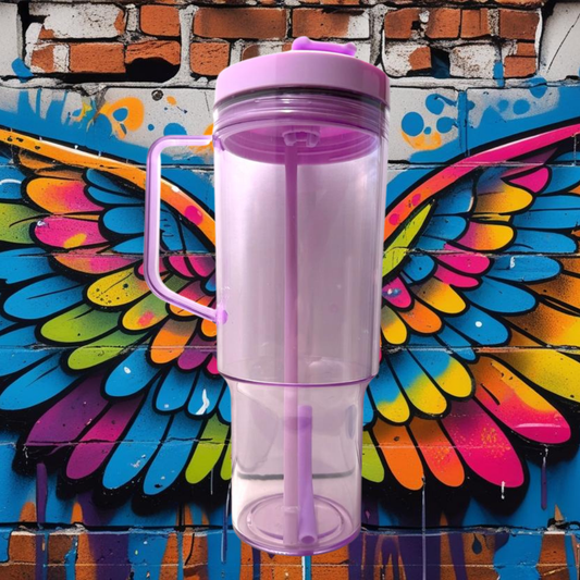 Plastik Tumbler Lila