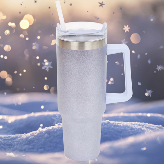 Tumbler Lavender/Silver Glitzer