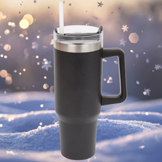 Tumbler Black Glitzer