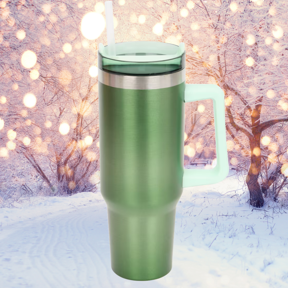 Tumbler Grün Metallic