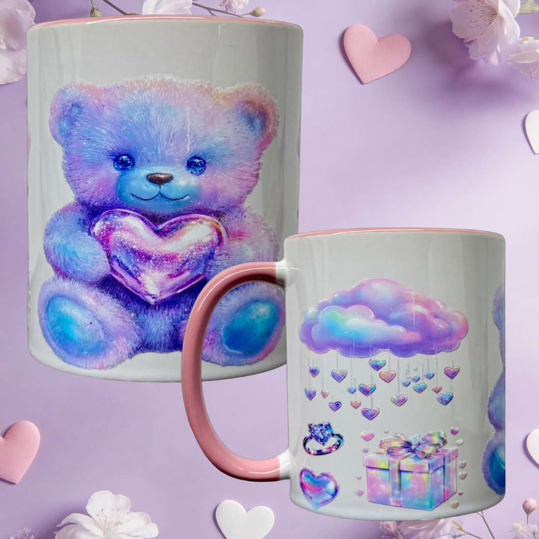 Neon Teddy Tasse