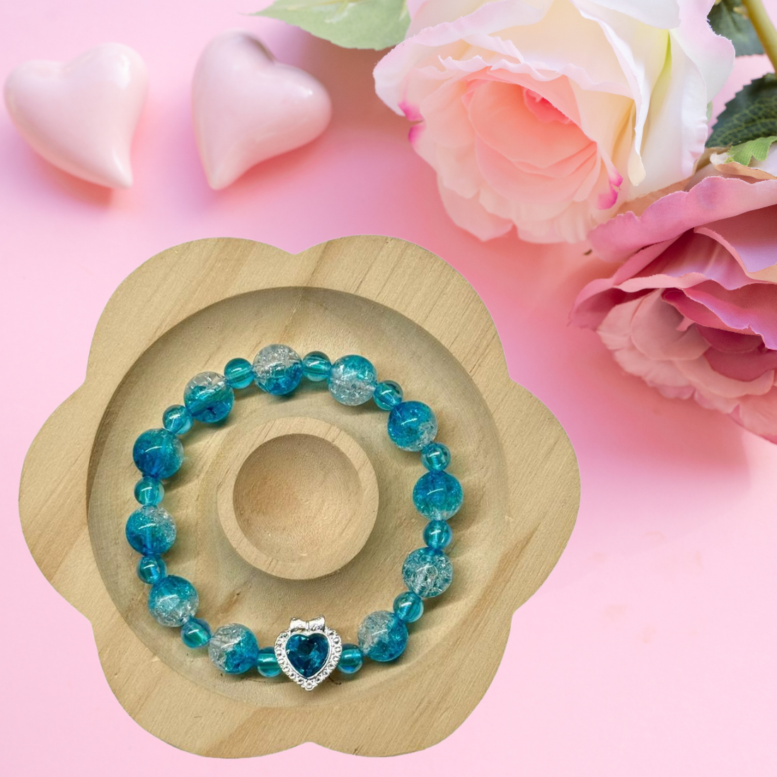 Perlen Armband -Ocean Heart