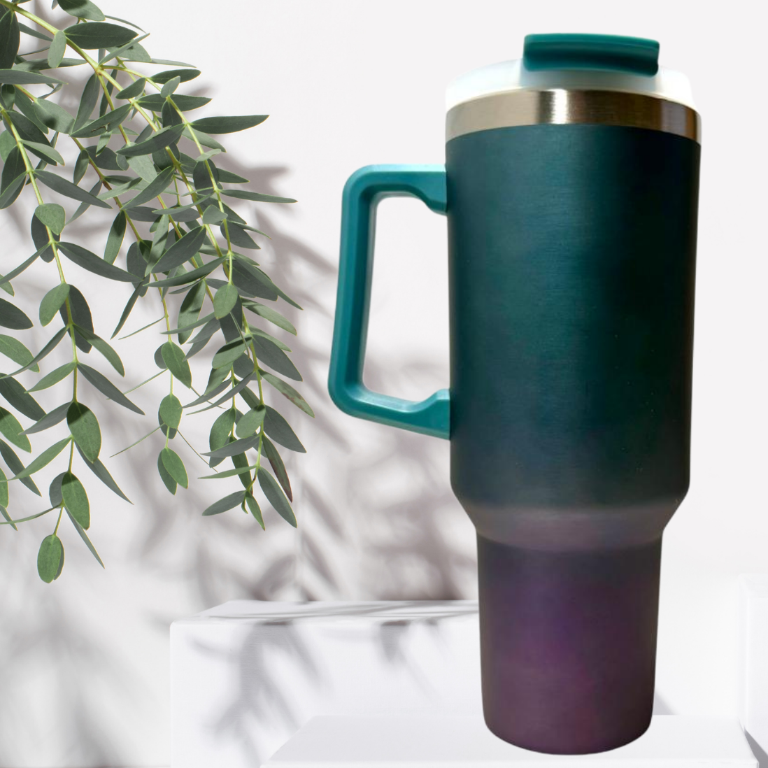 Tumbler Blau / Lila Metallic