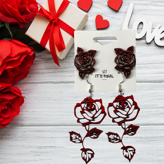 Ohrring Set - Marble Rose