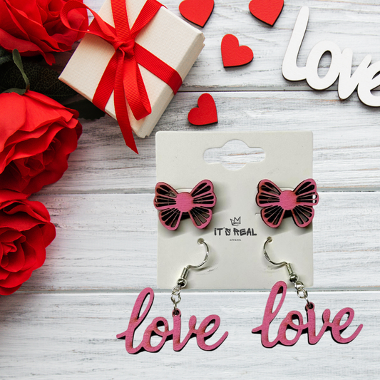 Ohrring Set - Love Bow