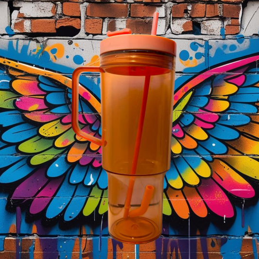 Plastik Tumbler Apricot