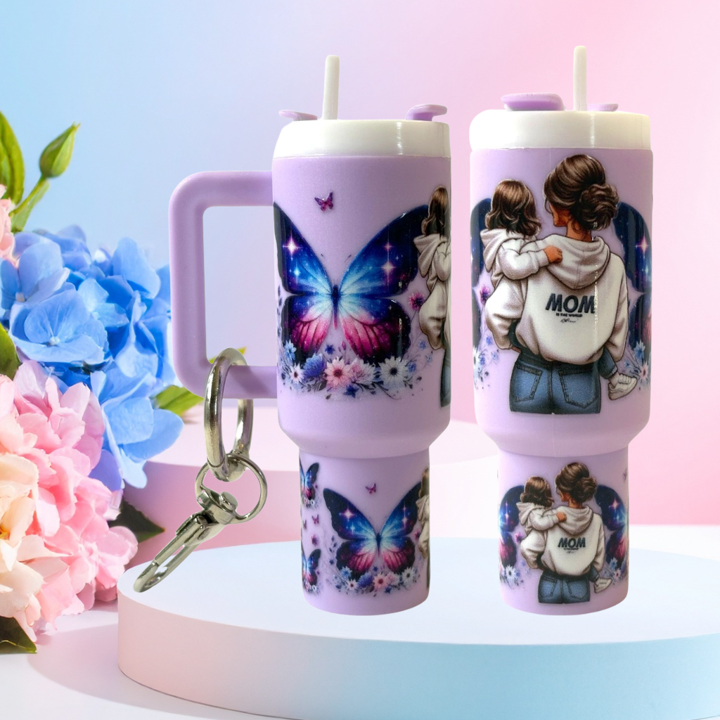 Mini Tumbler Schlüsselanhänger - Mädchen mama