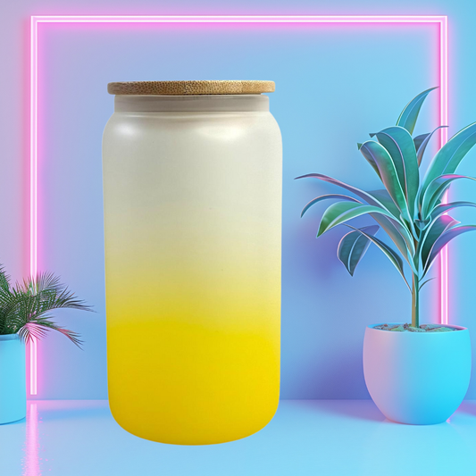 Trinkglas Frost Neon Gelb