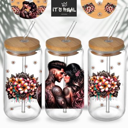 Trinkglas + Deckel Design