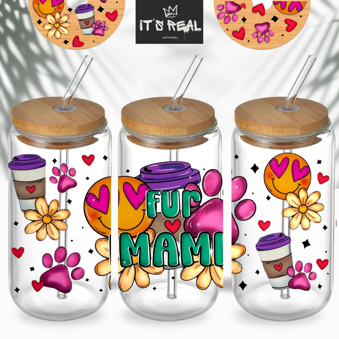 Trinkglas + Deckel Design