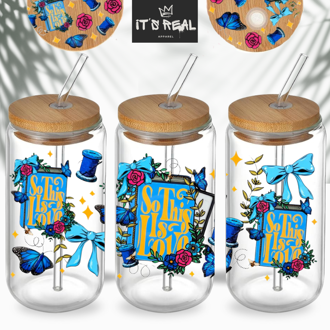 Trinkglas + Deckel Design